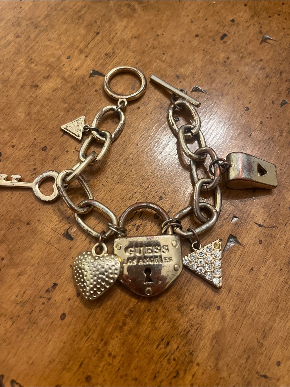 Y2K guess charm bracelet